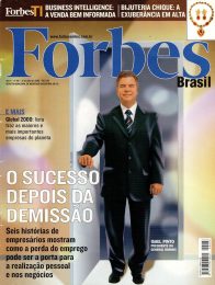 Isael Pinto presidente da General Brands - Capa da revista Forbes