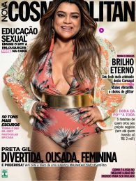 Meia Arrastão Lupo - Capa da revista Cosmopolitan